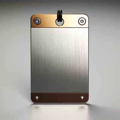 Paslanmaz Metal Etiket